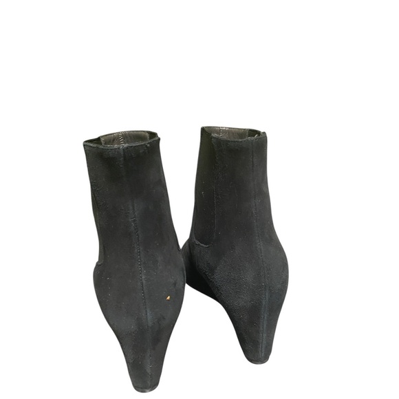 Stuart Weitzman Black Suede Nusocks Ankle Boots size 7 - Picture 6 of 7
